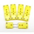 thumbnail image 1 of Mini K-Type Thermocouple Wire Connector, Cable Connector, 5 Sets Pairs Male and Female Plugs, 1 of 4