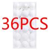 36pcs-White