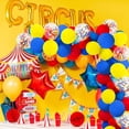 thumbnail image 3 of Kit d'Arche Guirlande de Ballons de Cirque Carnaval Ballons Jaunes Bleus Rouges Ballons Confettis Multicolores pour Décorations de Mariage Carnaval Fête d'Anniversaire Shower de Bébé, 3 of 6