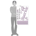 thumbnail image 3 of She Leaves a Little Sparkle Girls Room Vinyl Wall Decal Sticker Inspirational Quote with Stars, 3 of 4