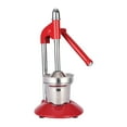 thumbnail image 1 of veasfak Hand Press Fruit Juicer Lemon Squeezer Heavy Duty Easy to Clean Commercial Grade Red, 1 of 9
