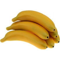 6pcs Artificial Banana Fake Fruit Decoration Lifelike Simulation Food Toys Home Party Christmas Display
