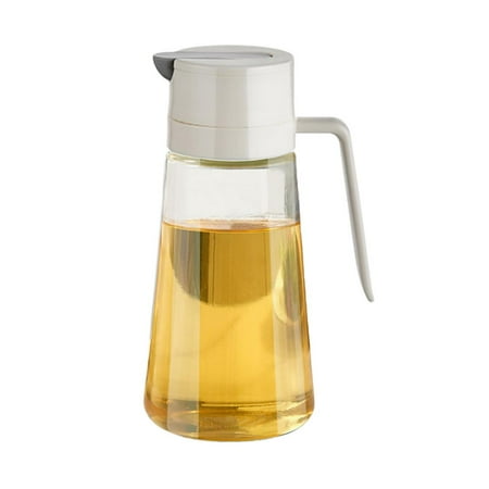 

Fovolat Oil Bottle with Automatic Flap Leak-Proof Condiment Container with Automatic Cap Drip-Free Design Automatic Opening and Closing Oil Bottle skilful