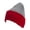 Grey/Red, variant on Top Headwear Cable Knit Long Winter Beanie - Orange