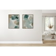 thumbnail image 7 of Kate and Laurel Sylvie Color Exploration II Framed Canvas Wall Art by Amy Lighthall, 28x38 Gold, Modern Abstract Soft Watercolor Art for Wall, 7 of 7