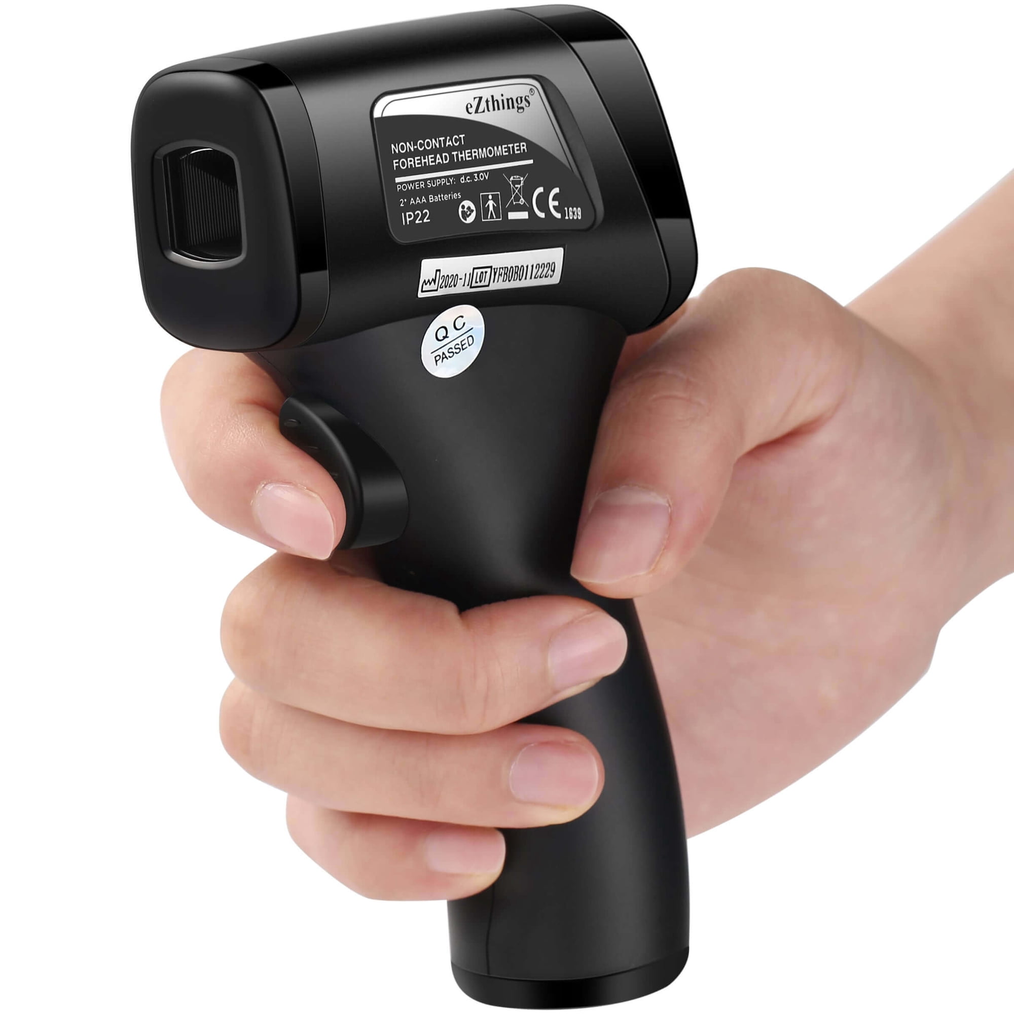 eZthings Heavy Duty Non Contact Medical Screening Forehead Thermometer for Physician Offices and Hospitals