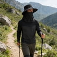 thumbnail image 6 of Solar Protective Fan Hat, Outdoor Solar Powered Fan Hat with 360° Rotating Fan, Rechargeable USB & Solar Charging for Fishing, Hiking, and Camping, Breathable Mesh Design, Comfortable All-Day Use, 6 of 6