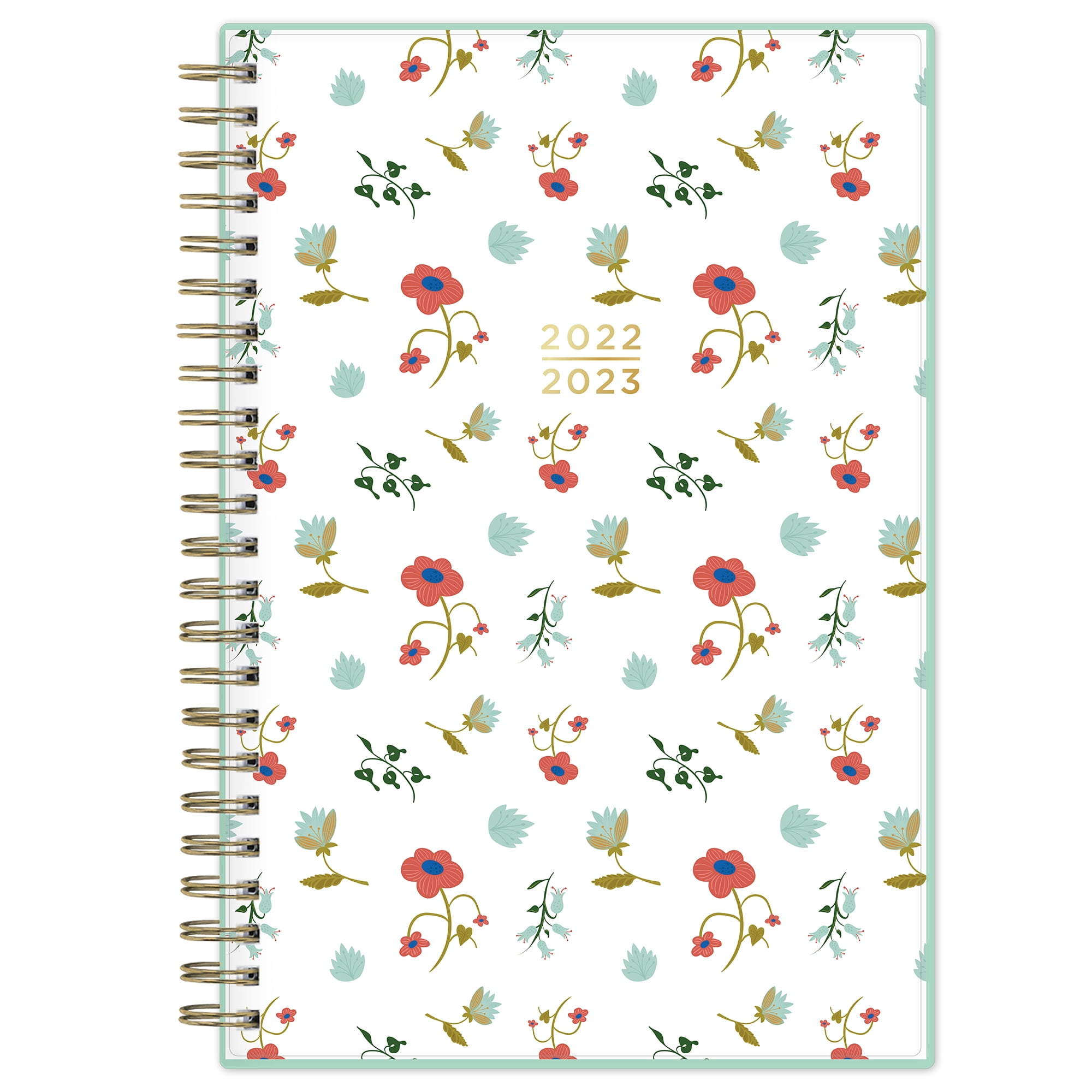 Blue Sky 2022-2023 Weekly Monthly Planner, 5' x 8', Senn and Sons, Tidy Floral