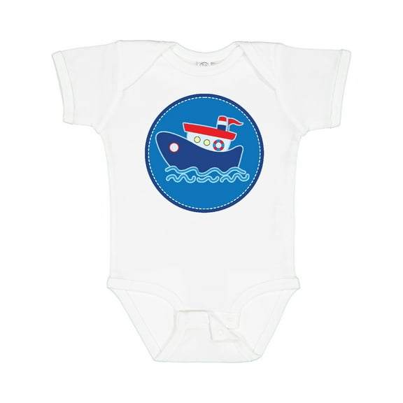 Inktastic Tug Boat Nautical Sea Boys or Girls Baby Bodysuit