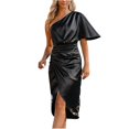 thumbnail image 1 of Skirt Fash Women's Shoulder Irregular Skirt, 1 of 5