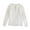 White, variant on Girl Sweater Girls Fall Winter Knit Cardigan Jacket Turn Down Collar Zippered Soft Casual Outerwear Lightweight Pullover Sweater Top for Toddler Kids Sweater for Boys Black 12 Months-24 Months
