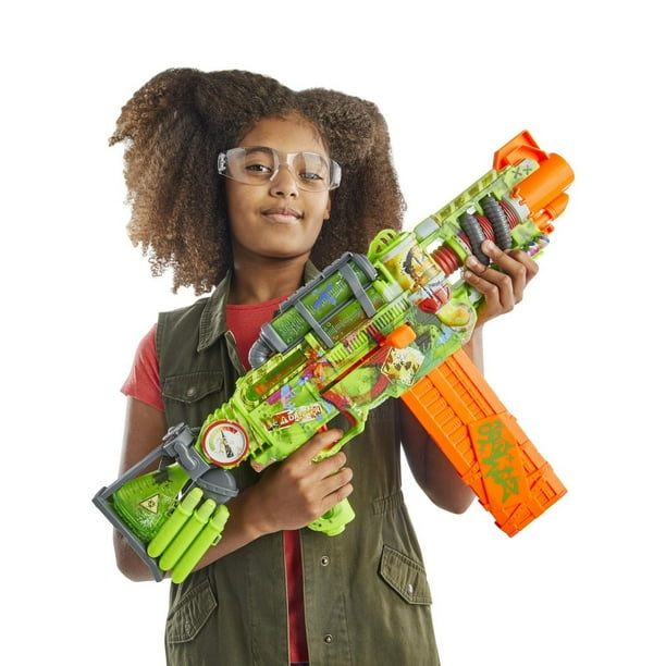 Nerf Zombie Corrupter Dart Blaster, 22 Nerf Elite Darts, Outdoor