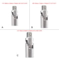 thumbnail image 2 of Eigraketly Adaptador de enchufe de llave de metal, portátil, pulido, brillante, Universal, ajustable, Manual, funda adaptadora de extensión reutilizable Artesanía 3/8 pulgadas Eigraketly TO008704-02B, 2 of 6