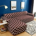 thumbnail image 4 of Topchances Stretch Polyester Solid Color 2-Piece L-Shape Sofa Slipcovers, Gray, 4 of 11