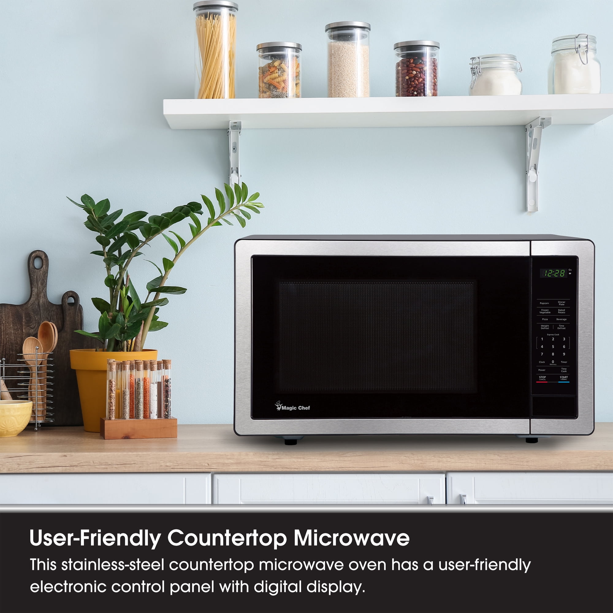 1.1 Cu. Ft. Countertop Microwave Oven by Magic Chef at Fleet Farm