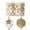 Gold, variant on Dvumao 2.4 in Sequin Foam Christmas Bauble 12 Pack, Sparkling Hanging Ornament Set for Tree
