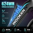 thumbnail image 3 of WOOKEN 20"X4.0 Fat Tire Electric Mountain Bike for Adults, Powerful Peak 1000W Electric Mountain Bicycle with 48V 624WH Removable Battery, Max speed 20MPH, UL2849, 3 of 8