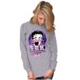 thumbnail image 4 of Betty Boop Hashtag Sassy Style Women Plus Size Long Sleeve Tee Brisco Brands 2X, 4 of 5