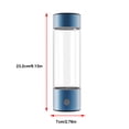 thumbnail image 6 of BOKYAN Portable Hydrogen Water Bottle 460ML SPE PEM Technology for Boosting Metabolism and Immunity USB Rechargeable Blue - 11.02 inches / 28.00 cm [cite: 24], 6 of 9