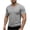 Light Gray_002, variant on V Neck T Shirts for Men Casual Trendy Stretch Short Sleeve T Shirts Summer Breathable Lightweight Classic Fit Lounge T Shirt Dark Purple 2XL