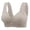 Grey, variant on LIUYUNNN Women's Solid Color Bra With No Wire Front Buckle Womens Bras Comfortable plus Size, Size 42