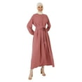 thumbnail image 2 of Dusty Rose - Crew neck - Unlined - Modest Dress - Refka, 2 of 5