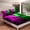 Green Purple, variant on Erosebridal Galaxy Lightning Queen Sheet Sets, Modern Rectangle Bedding Queen Size, Futuristic Decor 4pcs