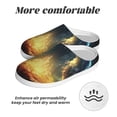 thumbnail image 6 of KLL Firefly Forest Fox Pattern Adult Unisex Cozy Slippers,Fuzzy Slip-on Slippers TPR Sole Slippers Comfort Plush Home Footwear for Indoor & Outdoor-39/40, 6 of 7