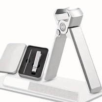 DEXIMRO Ultra Wide Jaw Opening Nail Clippers Set, Toenail Clippers for Thick Nails, Heavy Duty Nail Cutter, Stainless Steel Toe Nail Clippers for Seniors, Men & Women Manicure,Pedicure,Big(Silver)