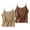 Beige 1, variant on Tweang Flowy Tank Tops for Women Sleeveless Crew Neck Loose Shirt Solid Color T-shirt Wide Shoulder Strap Embroidered Button Sleeveless Top Linen Clothing for Womens Sleeveless Shirts Beige L