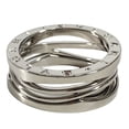 thumbnail image 1 of Pre-Owned BVLGARI B-ZERO1 Legend 18K Gold Ring (WG750) for Men and Women, Silver (Good), 1 of 9