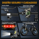 thumbnail image 5 of 6MSKS Electric Bike Bicicletas Eléctricas Ebike 14" 500W Motor sin escobillas, 48V 10AH Batería, Rango de 20-35 Millas, Velocidad Máxima de 22MPH, 3 Niveles de Velocidad, Frenos de Disco Dobles, 5 of 7