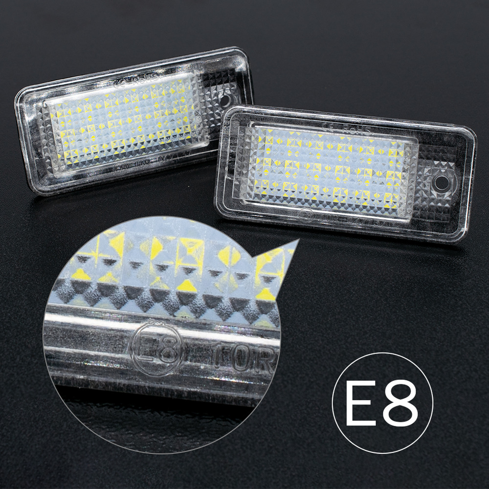 Applicable to License Plate Lights For Audi A3 8p A4 B6 B7 A5 A6 4f A8 Q7