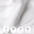 thumbnail image 4 of Superior Madeline Egyptian Cotton Ultra-Plush 12-Piece Towel Set, White, 4 of 6