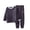 Dark Purple, variant on REDARER Boys Flannel Pajama Warm Loungewear for Kids Cozy Two Piece Outfit with Long Sleeve Top and Pants Soft Sleepwear for Children,Kids Clothing,Size:9-10 Years