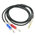thumbnail image 3 of Accesorios de audio, BLS0201 Cable de audio mono dual macho a macho de 6,35 mm Cable de audio diseñado a la perfección, 3 of 9