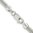 thumbnail image 3 of 925 Sterling Silver Snake Chain Styles Necklace 4 mm Round 18 inch, 3 of 4