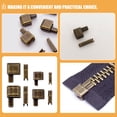 thumbnail image 4 of COSMOBETTY 16Jgo Kit De Reemplazo Para Cremallera Con Stops Metálicos Resistentes Para Ropa, 4 of 8