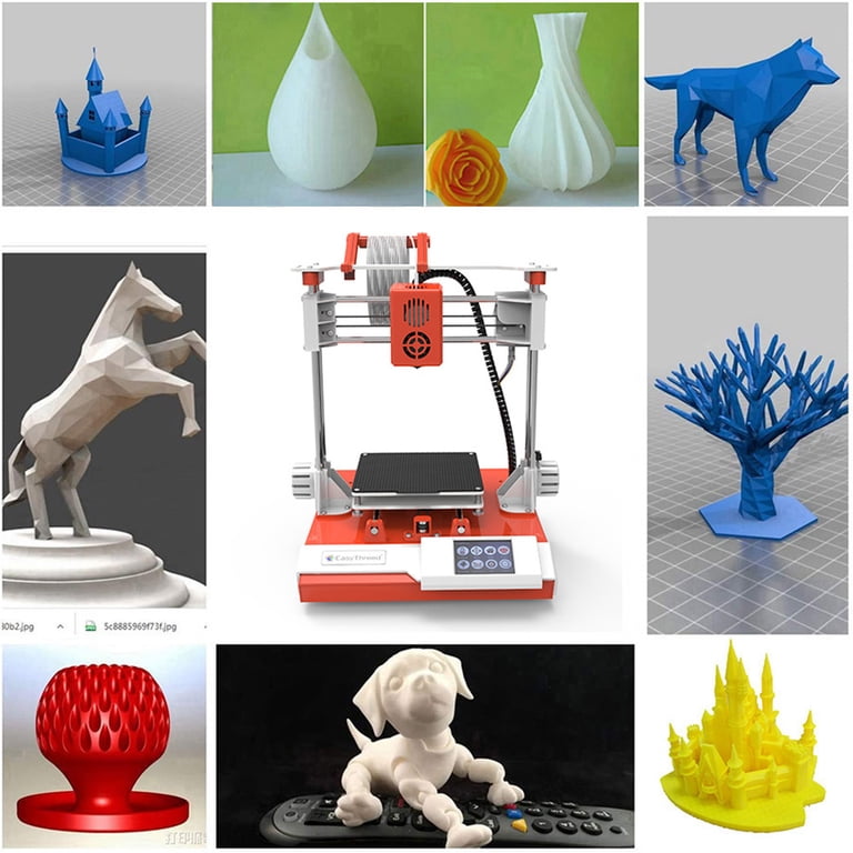 EasyThreed K6 Mini 3D Printer, Desktop FDM, 2.4'' Touchscreen