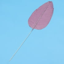 WHAMVOX  DIY Canna Leaves Artificial Leaf Tropical Fake Decorations Purple