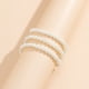 thumbnail image 5 of Fiudx Tobillera de Perla, Pulsera de Cadena Ajustable, Elegante Accesorio de Perla para Calzado, Combinación de Talón Versátil, Diseño Ligero y Cómodo, Moda Femenina, Perfecta para Fiestas y Bodas, I, 5 of 7