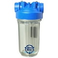 thumbnail image 4 of KleenWater Premier Whole House Water Filter System, Transparent Housing, Three Dirt Rust Sediment Cartridges, 1 Inch Inlet/Outlet, 4 of 4