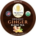 thumbnail image 5 of Organic Ginger Black Tea Pods Compatible with Keurig Brewers by Teavity - Caffeinated, 36 Tea Pods, 5 of 8
