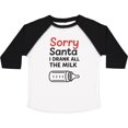 thumbnail image 3 of Inktastic Sorry Santa I Drank All the Milk Christmas Boys or Girls Toddler T-Shirt, 3 of 5