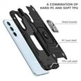 thumbnail image 4 of TASHHAR Samsung Galaxy A54 5G Case with Screen Protector and Magnetic Ring Kickstand Military Grade Double Layer Drop Protection Durable Detachable for Galaxy A54 5G Phone - Black, 4 of 9