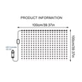 400 LED RGBIC Curtain Lights 3.28x3.28 FT Bluetooth App Control Remote ...