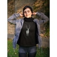 thumbnail image 2 of Deer With Black Forest Inside T-Shirt Women -Image by Shutterstock, Female Large, 2 of 4
