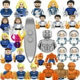 thumbnail image 2 of Human Torch Fantastic Four Blocks Silver Surfer Bricks For Toys Gifts Mini Action Figures Children Building Blocks For Party TV1099, 2 of 6