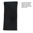 thumbnail image 3 of bestolf Snap Closure Pouch Faux Leather Portable Coin Purse Mini Cosmetic Bag Organizer, 3 of 8