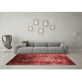thumbnail image 3 of Ahgly Company Indoor Square Oriental Red Industrial Area Rugs, 8' Square, 3 of 4